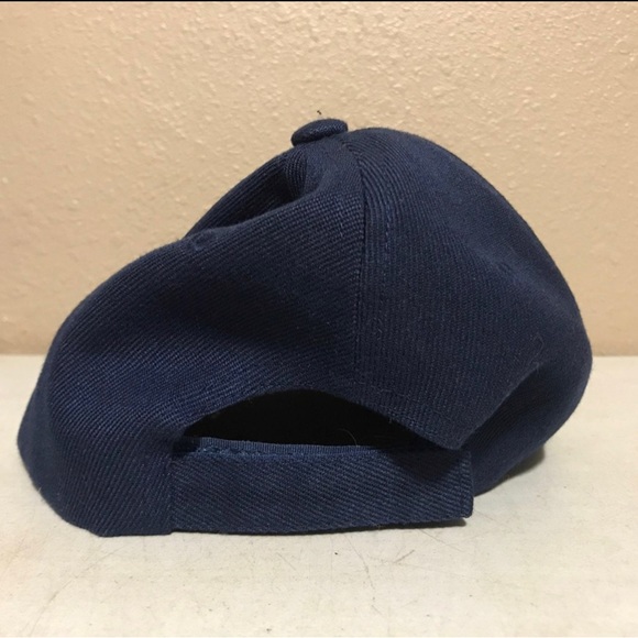 Detroit Tigers Wool Blend Blue MLB Strapback Hat Cap Initials EW - Picture 3 of 6